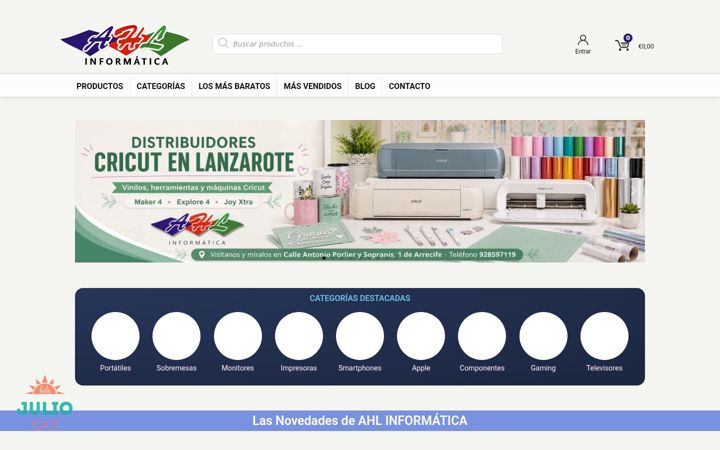 Screenshot of ahlinformatica.com
