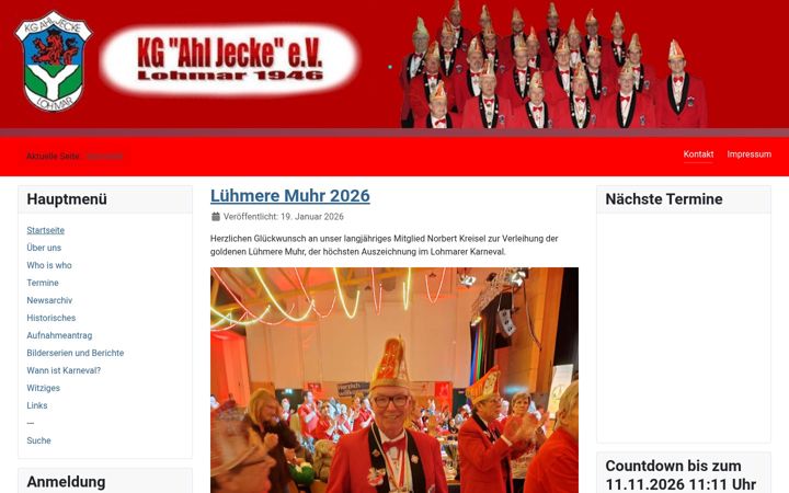 Screenshot ta' ahljecke.de