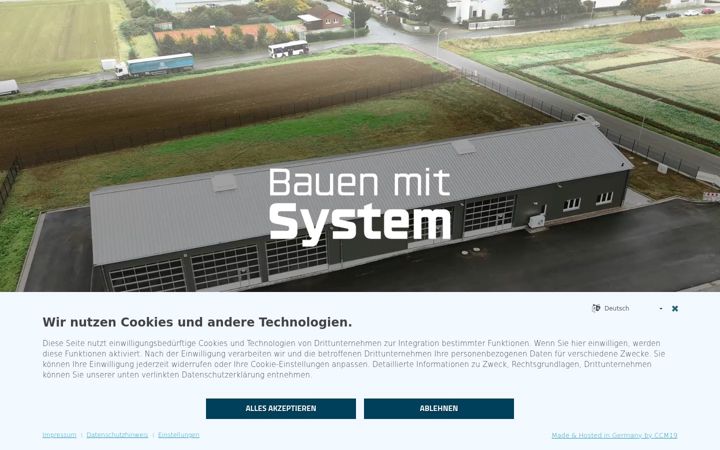 Screenshot of ahlswede-bau.de
