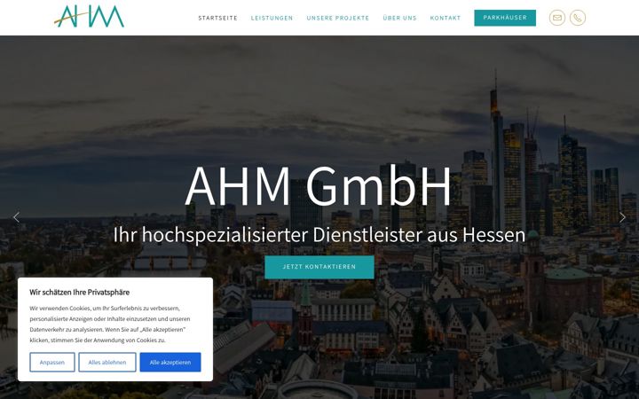 Screenshot of ahm-dl.de
