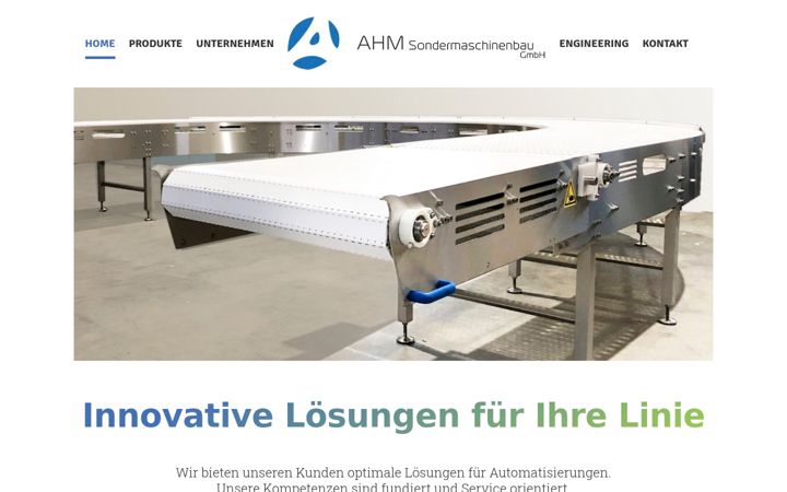 Screenshot of ahm-smb.de