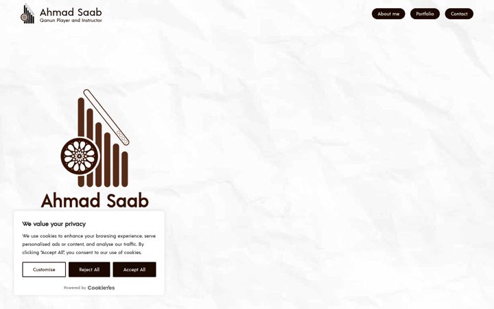 Screenshot of ahmadsaab.net