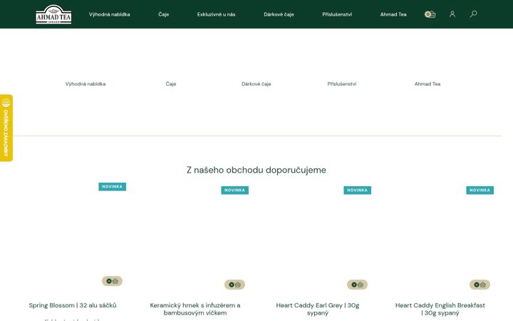 Screenshot of ahmadtea.cz