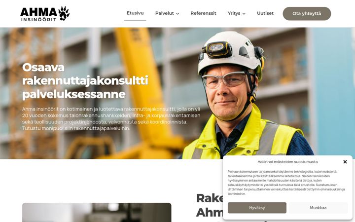 Screenshot of ahmagroup.com