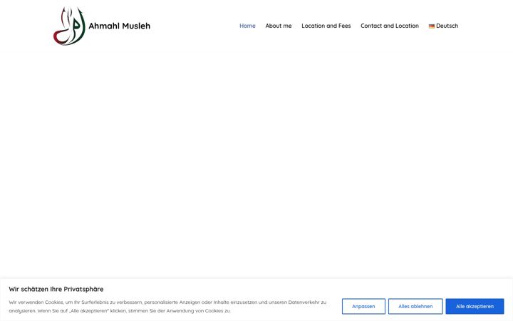 Screenshot of ahmahl-musleh.de