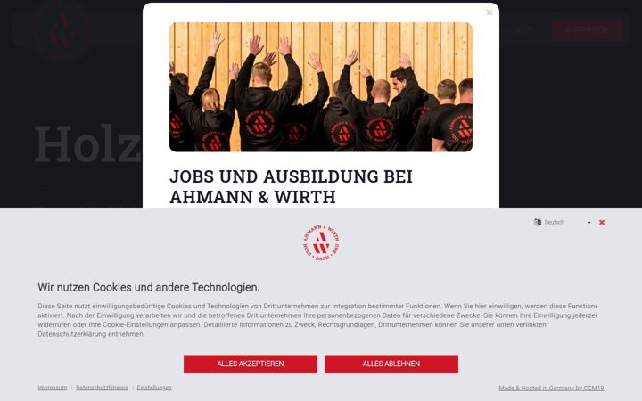 Екранна снимка на ahmann-wirth.de