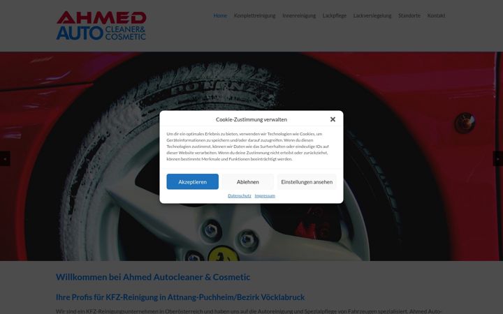 Posnetek zaslona ahmed-autocleaner.at