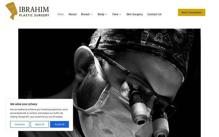 Screenshot of ahmedibrahim.co.uk
