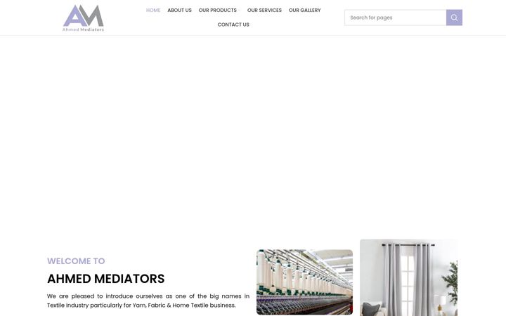 Екранна снимка на ahmedmediator.com