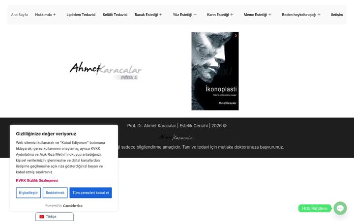 Screenshot of ahmetkaracalar.com