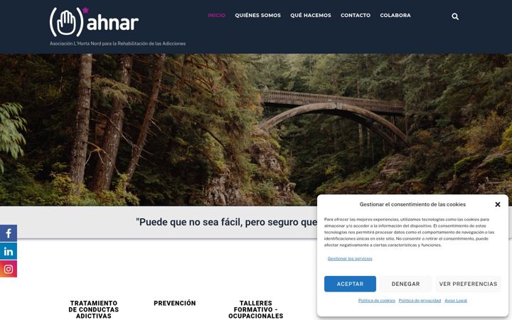 Screenshot of ahnar.org