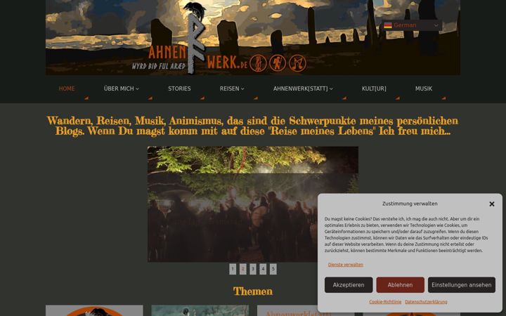 Screenshot του ahnenwerk.de