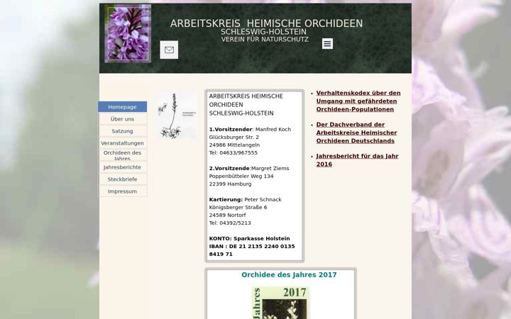 Screenshot of aho-sh.de