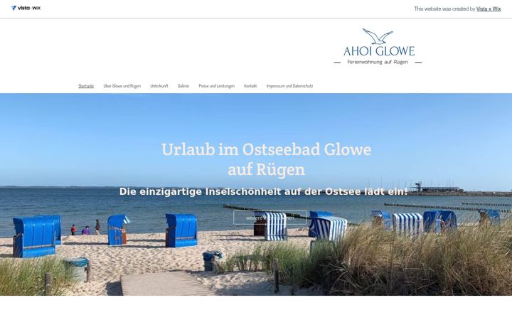 Screenshot of ahoi-glowe.de