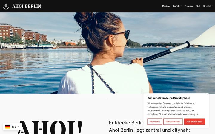 Screenshot stránky ahoiberlin.com