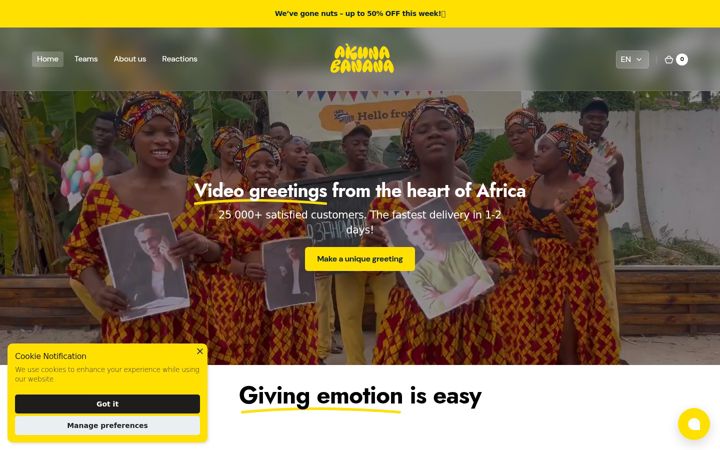 Screenshot of ahoj-z-afriky.com