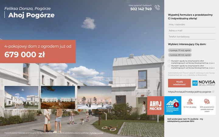 Screenshot of ahojpogorze.pl
