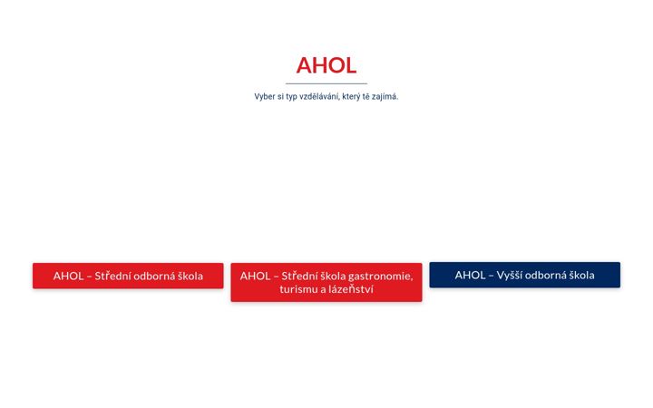 Screenshot of ahol.cz