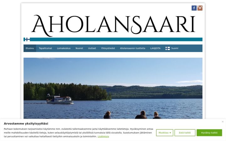 Screenshot of aholansaari.fi