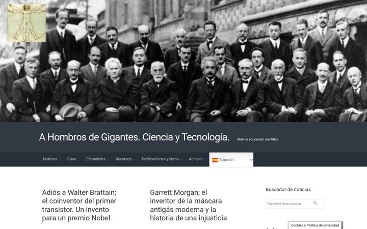 Screenshot of ahombrosdegiga.com