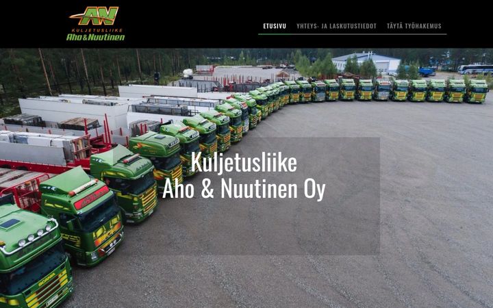 Posnetek zaslona ahonuutinen.fi