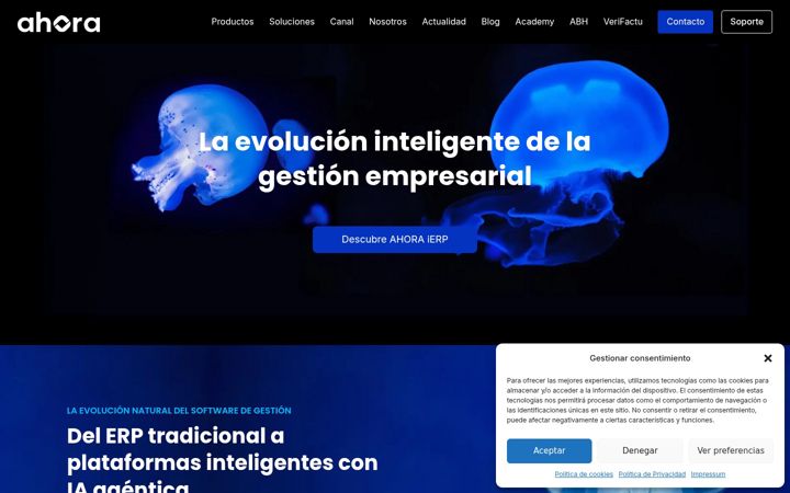 Screenshot of ahora.es