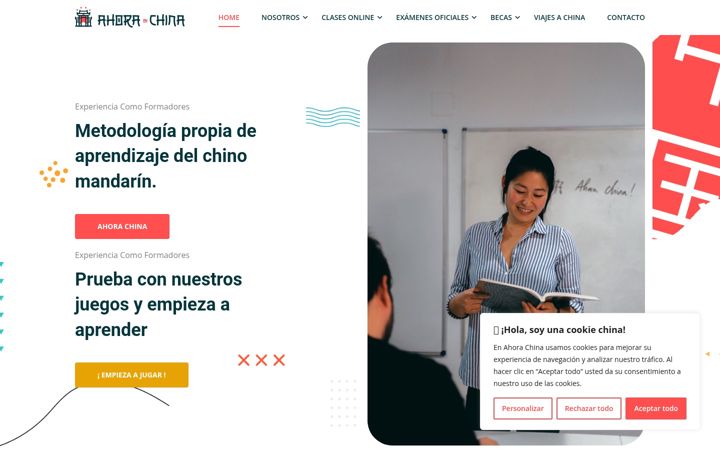 Screenshot of ahorachina.es