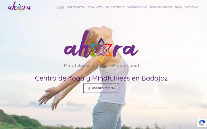 Snímek obrazovky ahoramindfulnessydesarrollopersonal.com