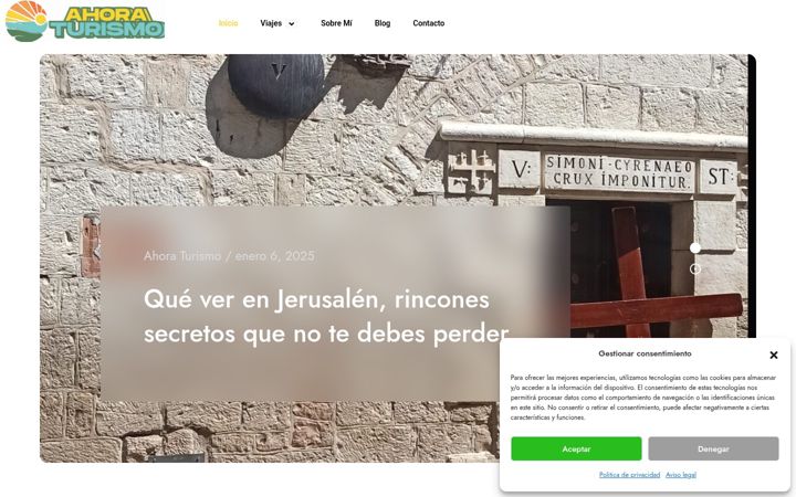 Screenshot of ahoraturismo.com