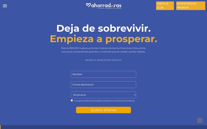 Ekrano kopija ahorradoras.com
