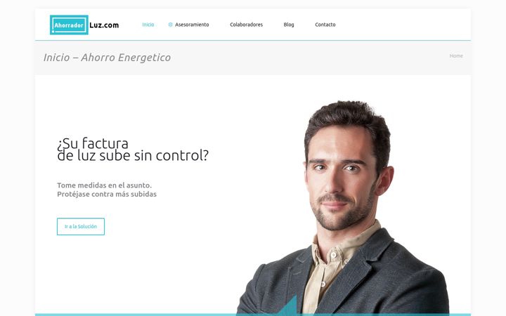 Ekrano kopija ahorradorluz.com