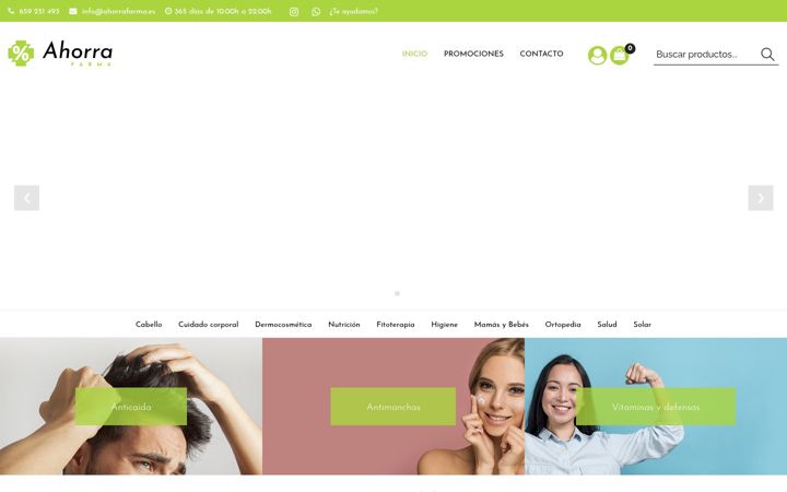Screenshot of ahorrafarma.es