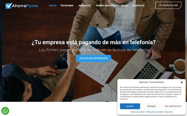 Screenshot of ahorrapyme.com
