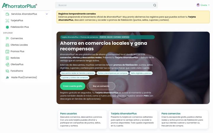 Screenshot of ahorratorplus.com