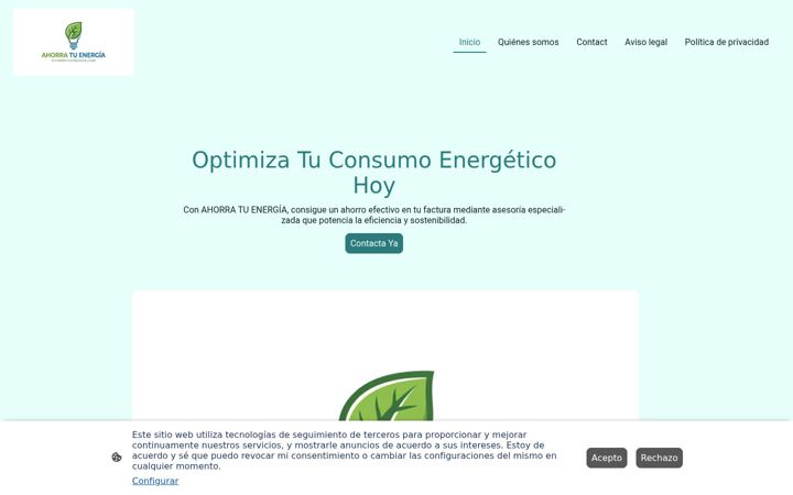 Screenshot of ahorratuenergia.com