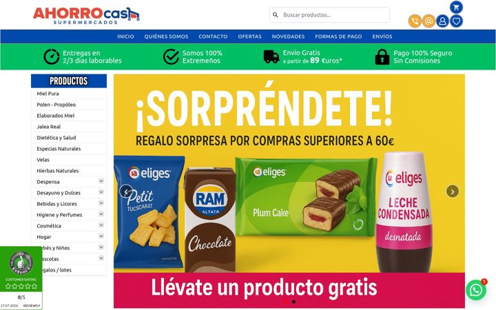 Screenshot of ahorrocash.es