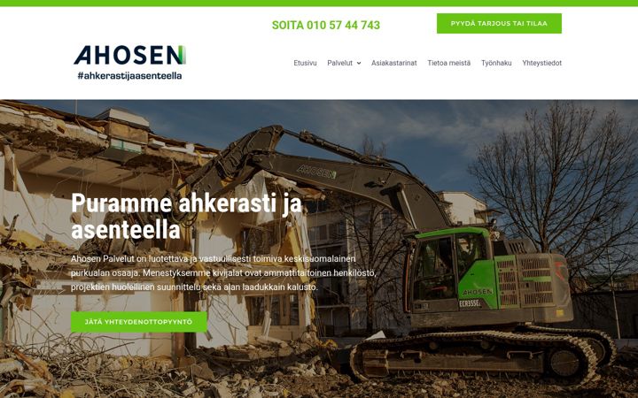 Screenshot του ahosen.fi