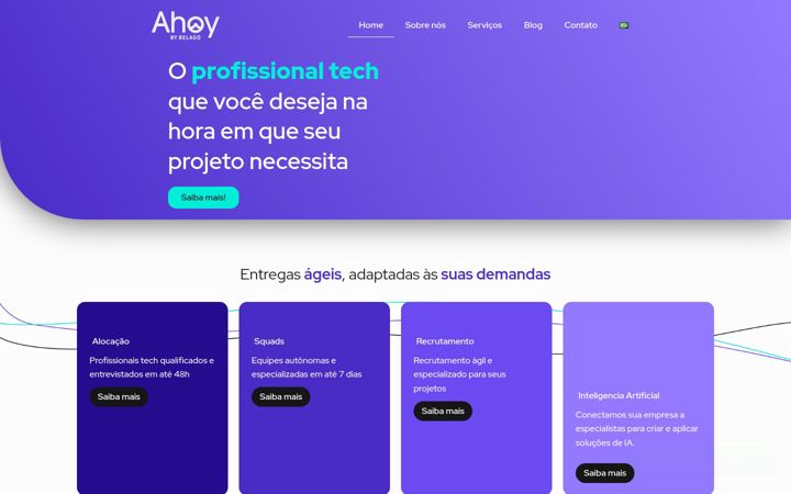 Screenshot von ahoy.com.br