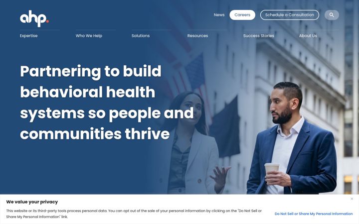 Screenshot of ahpnet.com