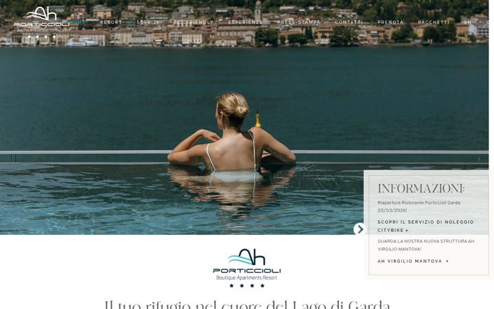 Screenshot of ahporticcioli.com