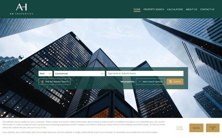 Screenshot of ahproperty.co.za