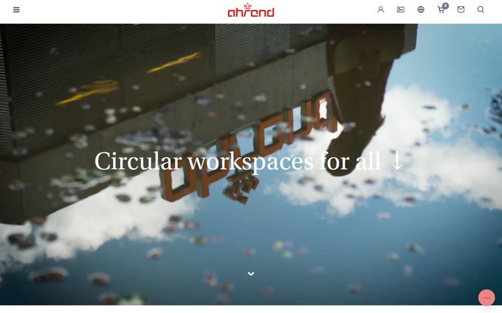 Snímek obrazovky ahrend.com