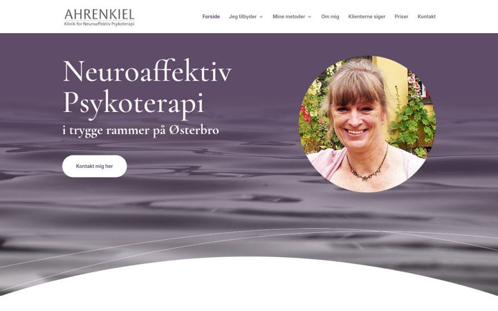 Skjermbilde av ahrenkiel.dk
