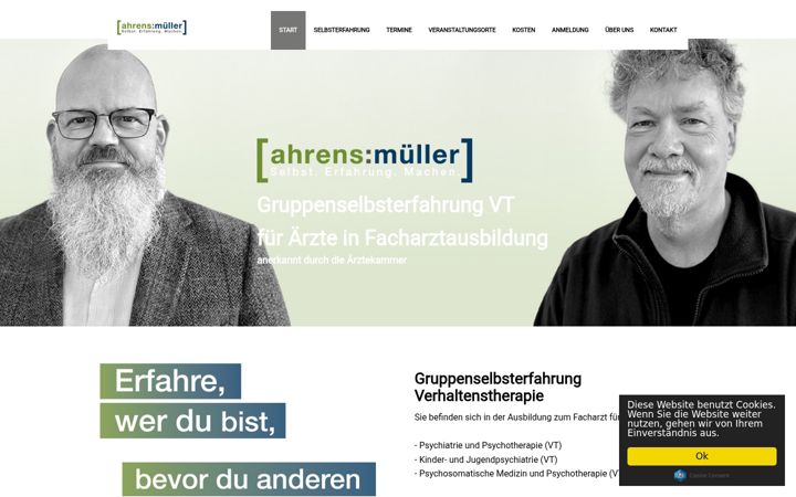 Screenshot of ahrens-mueller.de