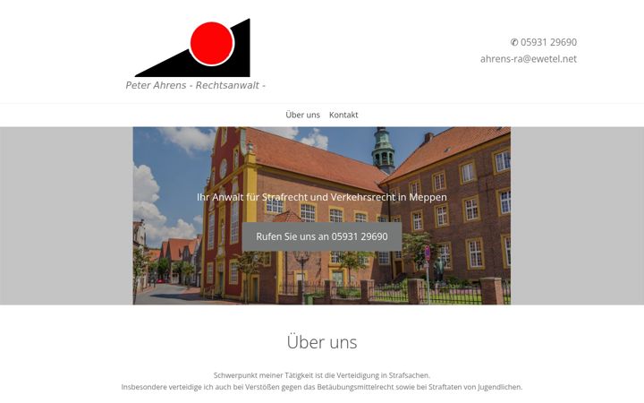 Screenshot of ahrens-ra.de