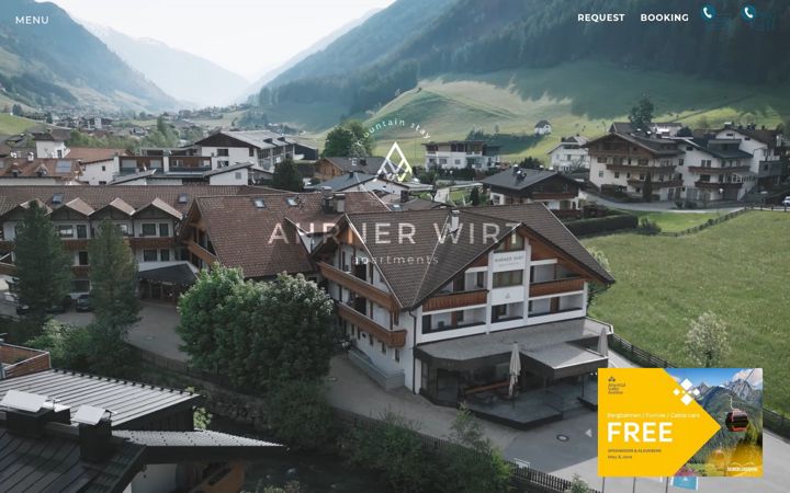 Screenshot of ahrnerwirt.com