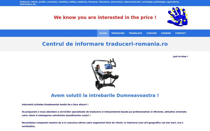 Screenshot of ahrtranslations.eu