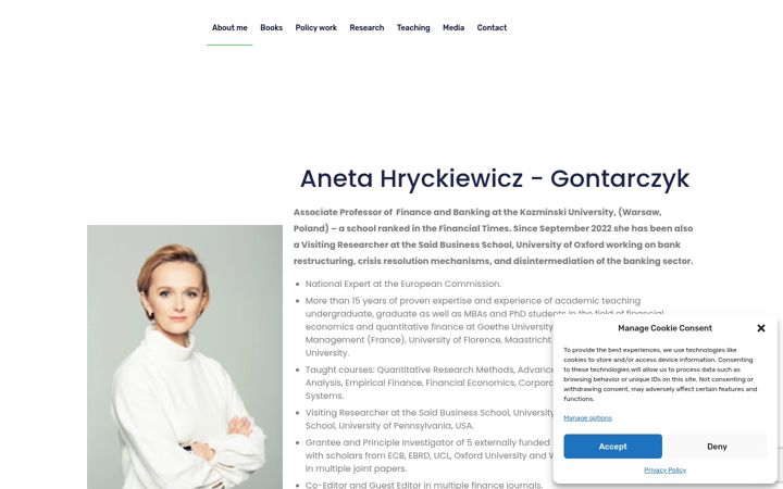 Screenshot of ahryckiewicz.pl