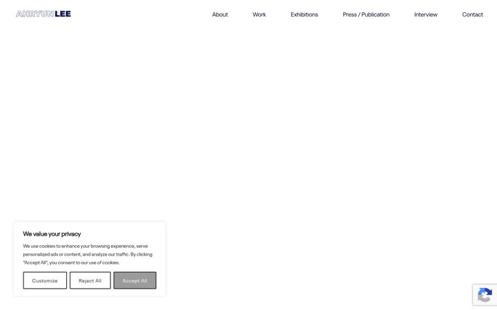 Screenshot of ahryunlee.com