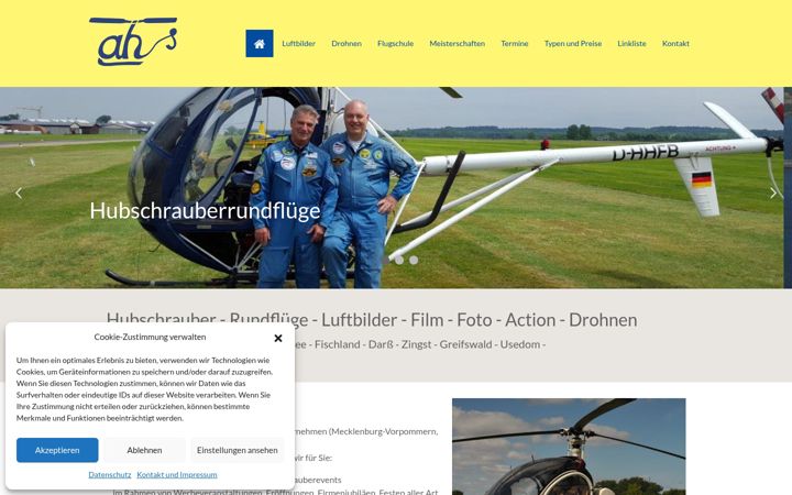Screenshot of ahs-air.de